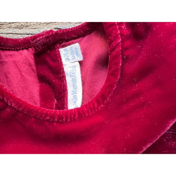 JoJo Maman Bebe Cherry Star Sequined Party Dress Size 18-24m - Picture 4 of 6